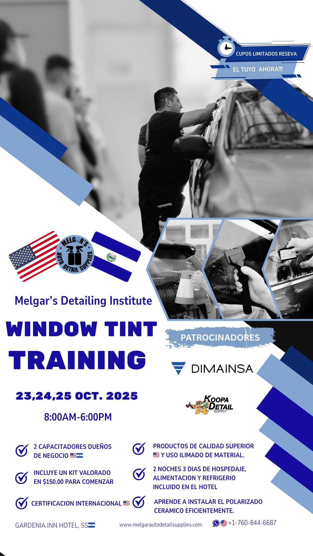 Window Tint Training/ Curso de Polarizado (El Salvador) 🇸🇻