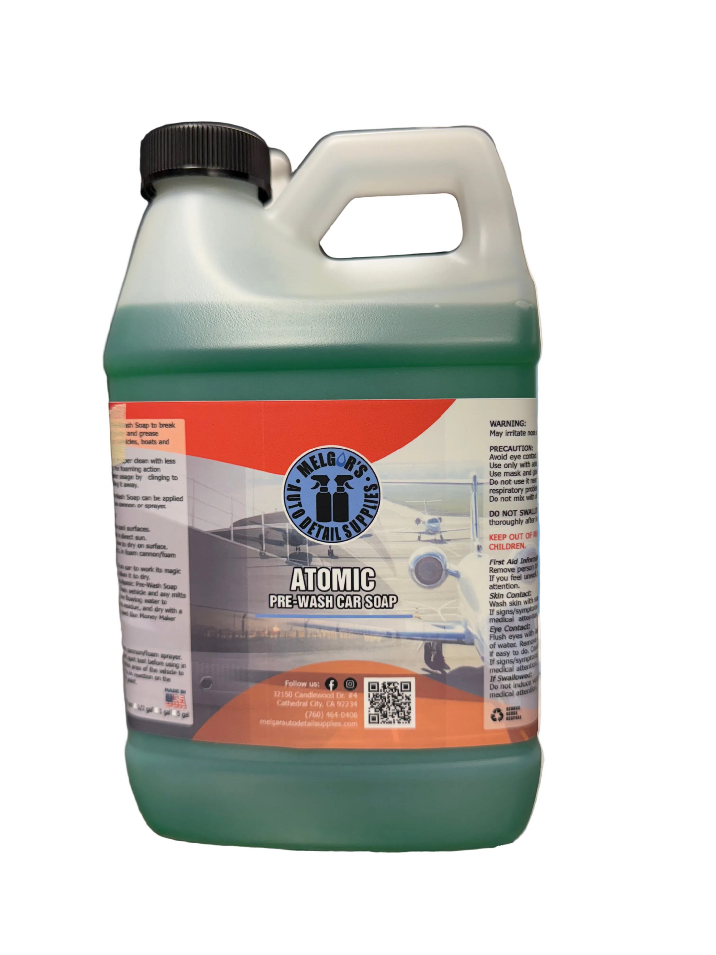ATOMIC - Pre-Wash Car Soap 1/2 Gallon