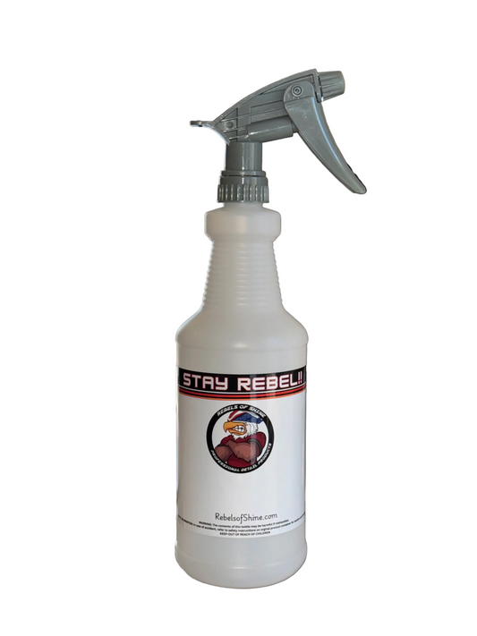 Rebels of Shine 32oz Bottle w/Chemical Sprayer