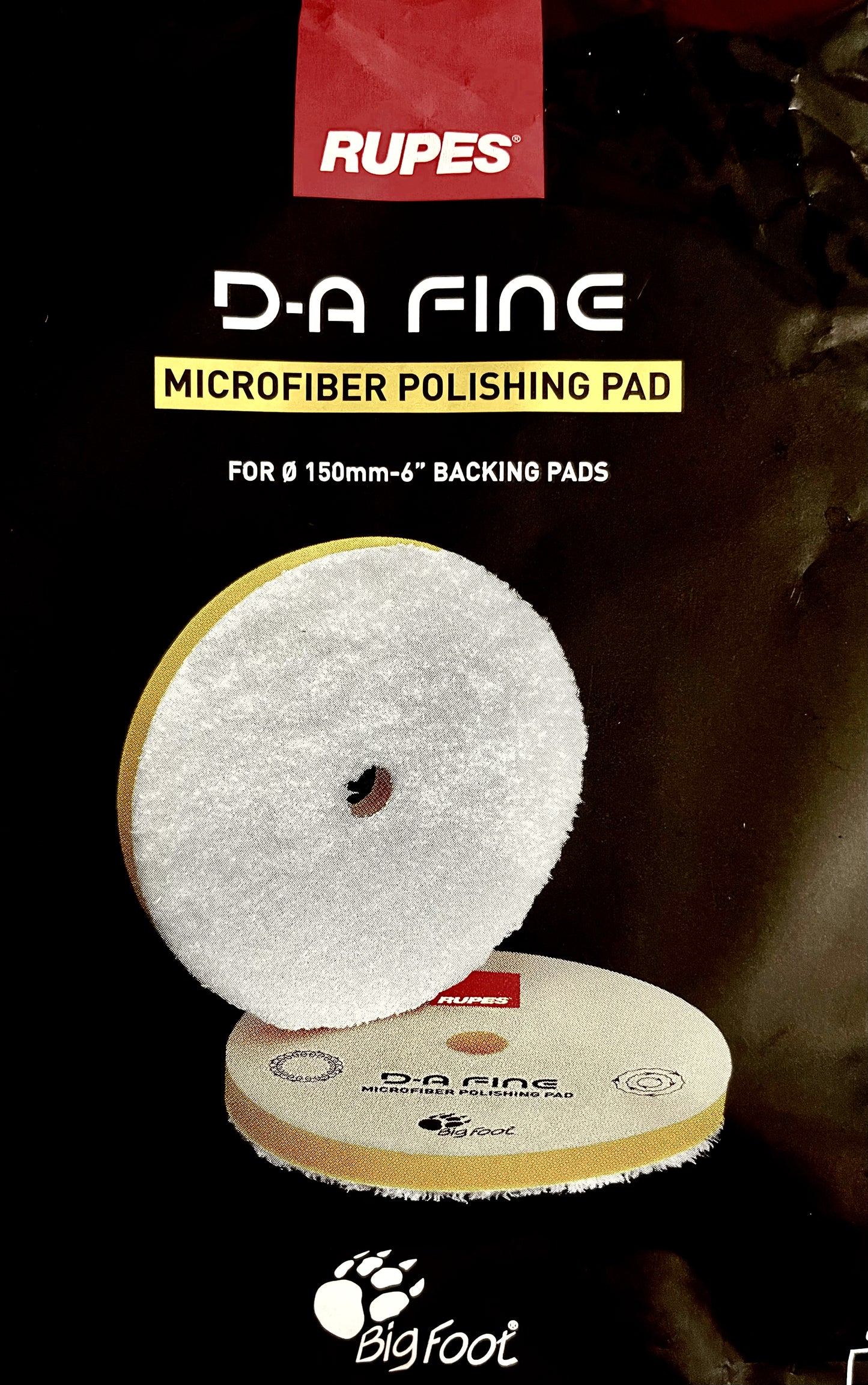 D-A Fine Microfiber Polishing Pad 6”