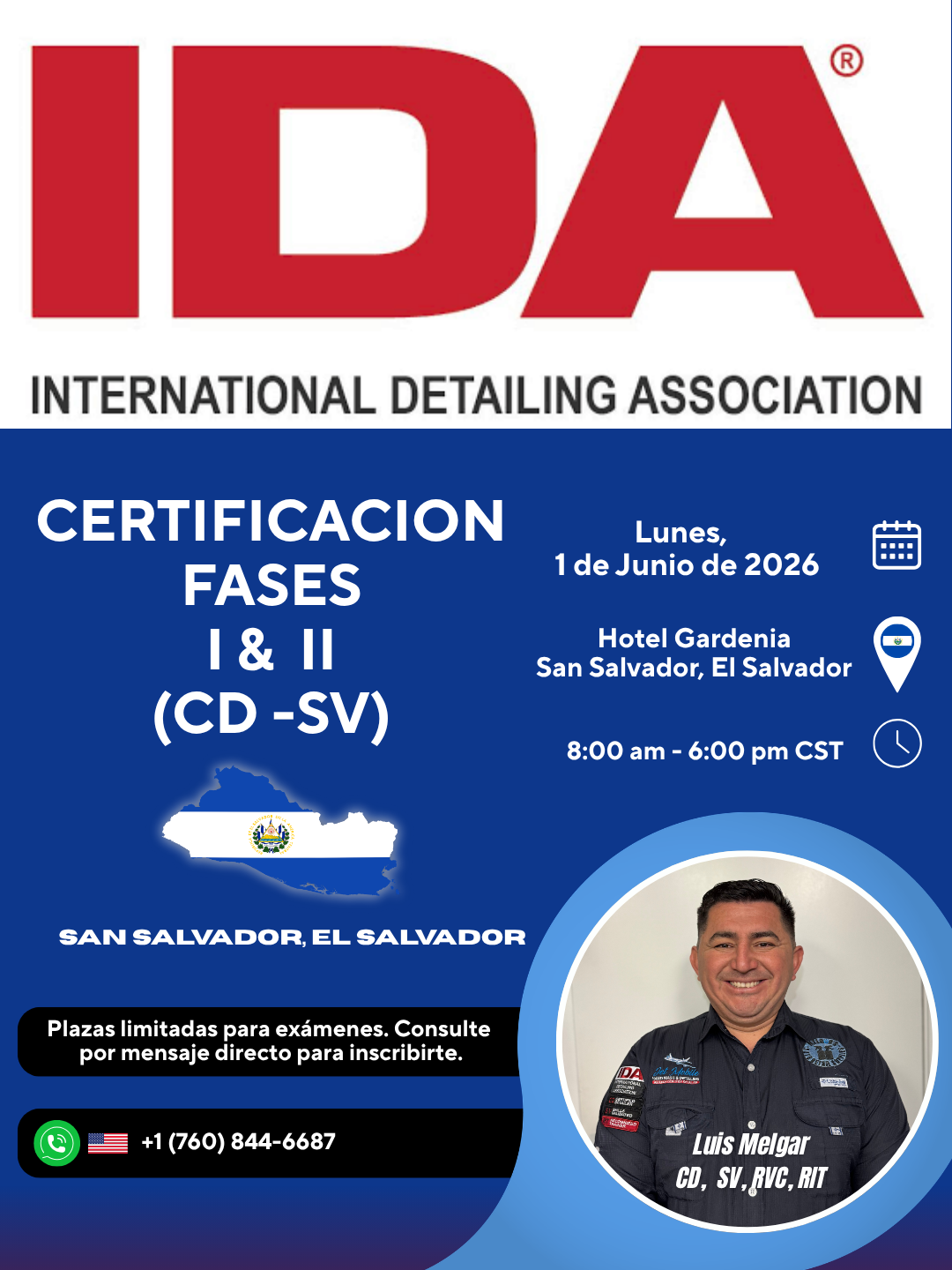 LEVEL UP 3 DIAS DE DETAILING- EL SALVADOR