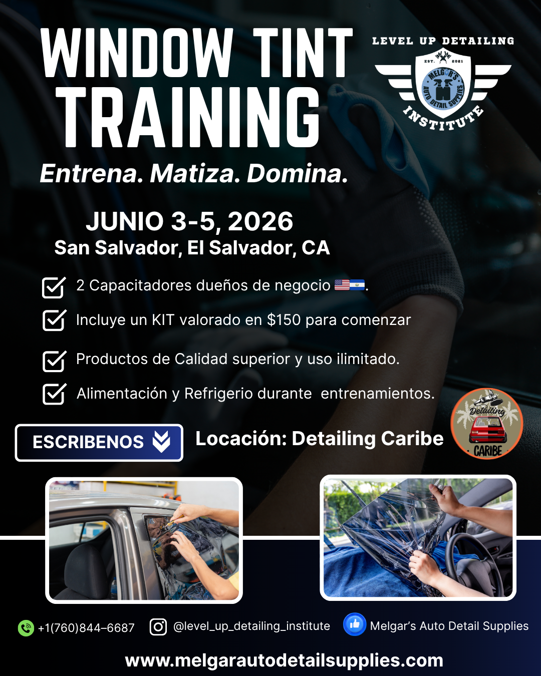 El Salvador Window Tint/Polarizado Training 🇸🇻